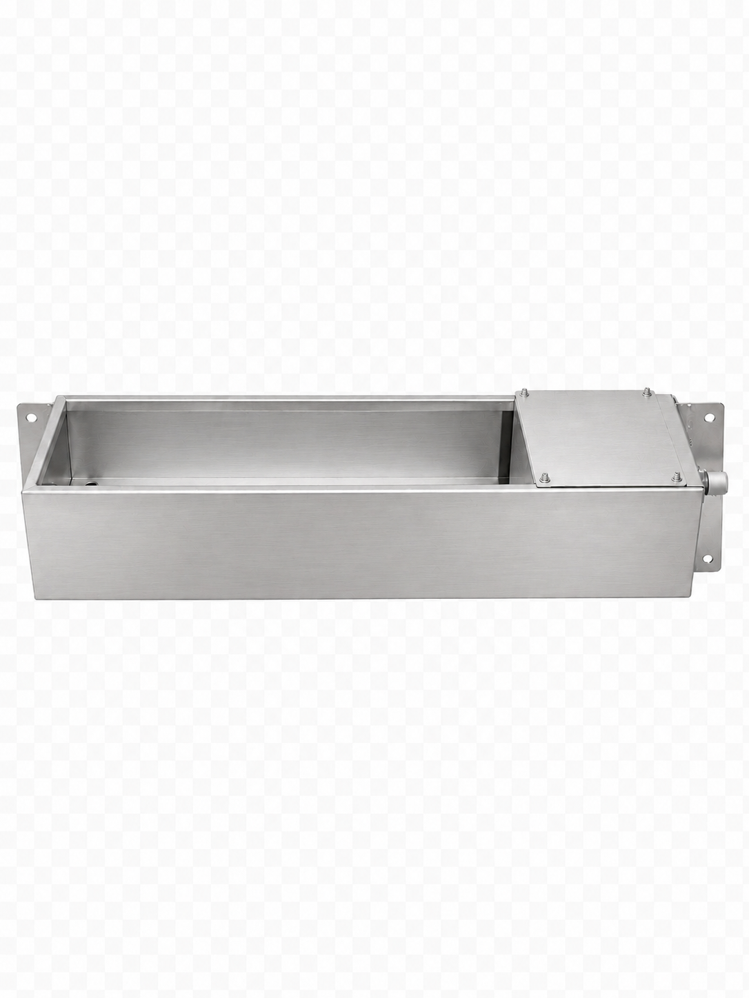 ABBEVERATOIO DA MURO IN ACCIAIO INOX CON GALLEGGIANTE